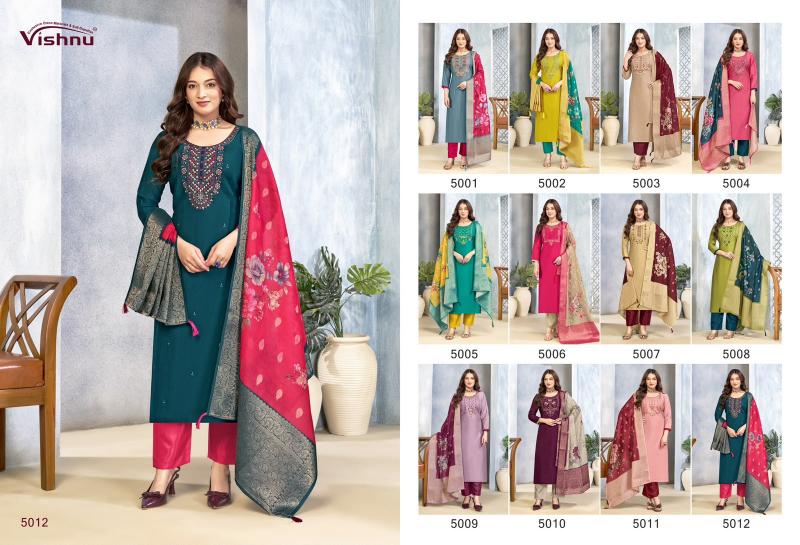 Vishnu sarita online wholesale dress material surat